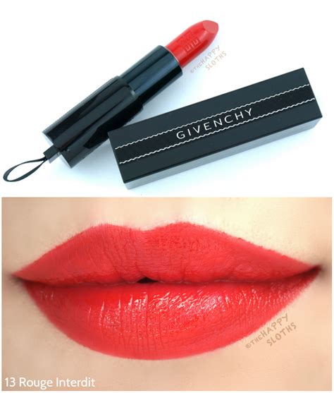 givenchy lipstick black|givenchy rouge interdit satin lipstick.